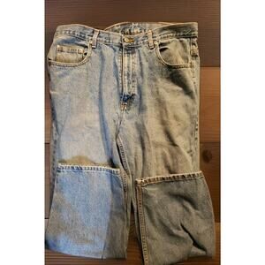 Members Mark Jeans 36x29 Mens Straight Leg Blue Denim